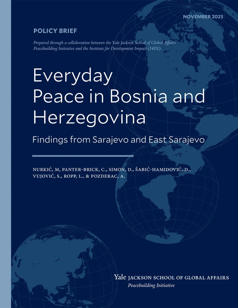 Everyday Peace in Bosnia and Herzegovina Cover