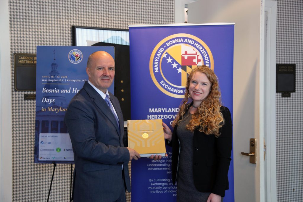 Bosnia and Herzegovina Days in Maryland: Delegation Visit Strengthens U.S.–BiH Partnership 23 Prof. Dr. Dalibor Kesić and Dr. Mary Kate Schneider